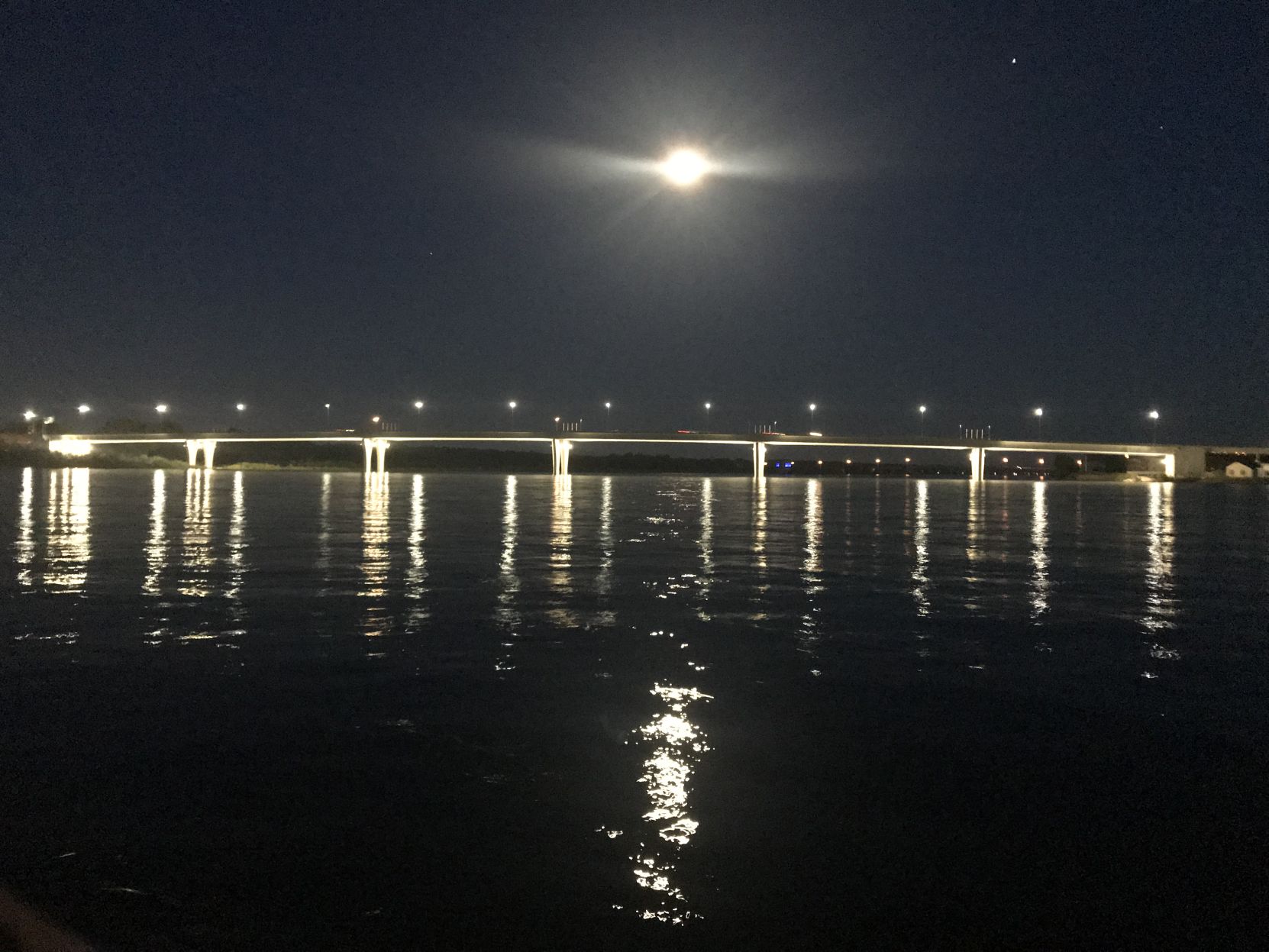 Memorial Bridge in the Moonlight